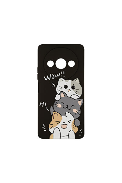 bestcase ® Husa Slim Silicon pentru Xiaomi Redmi A3, Cat Wow, 1788878 B 1855