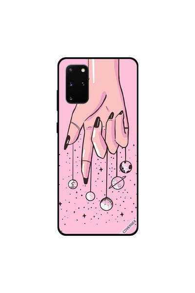 Covernex غطاء حماية لهاتف سامسونج جالكسي S20 بلس مع كواكب معلقة باليد