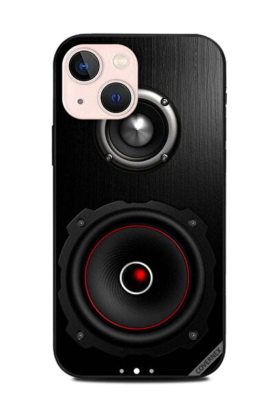 Covernex غطاء حماية لجهاز ابل ايفون 13 ميني سبيكر - اسود واحمر