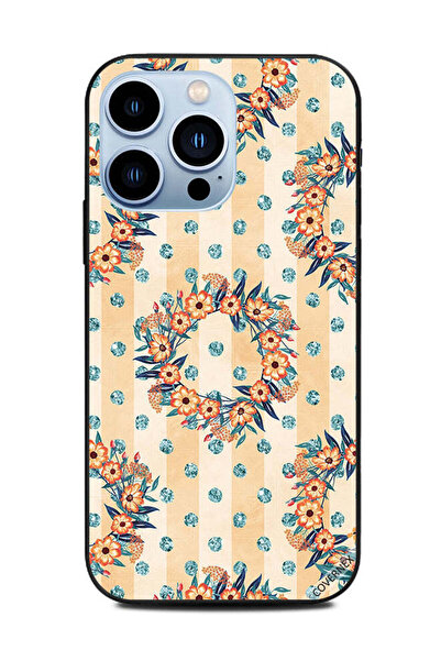 Covernex غطاء حماية لهاتف Apple iPhone 13 Pro - أشكال زهور دائرية