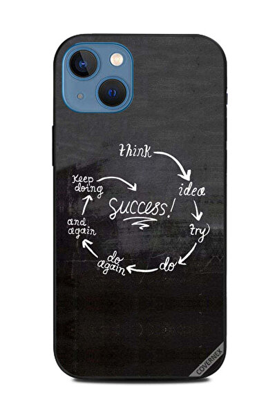 Covernex غطاء حماية لجهاز Apple iPhone 13 فكر، جرب، افعل، افعل مرة أخرى