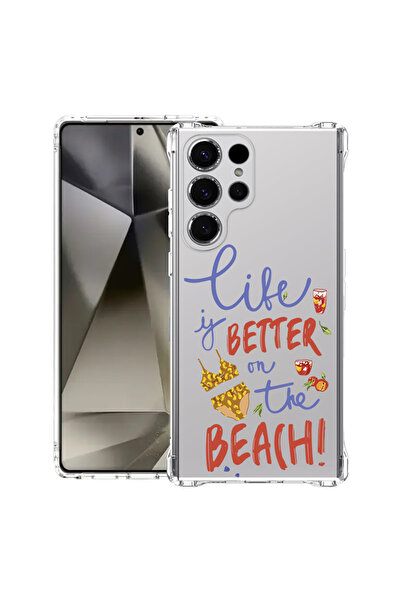 bestcase ® Αντικραδασμική θήκη για Samsung Galaxy S22 Ultra, Παραλία, 1673027...