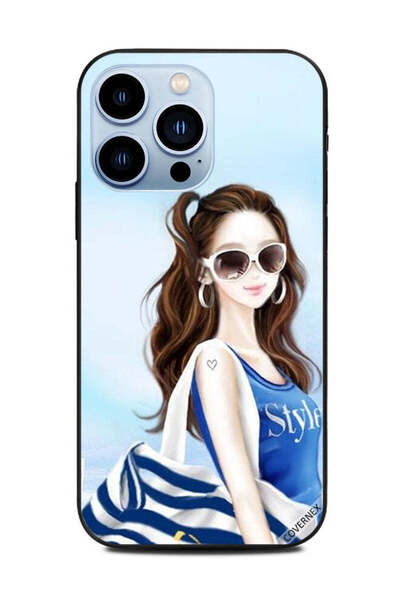 Covernex غطاء حماية لهاتف Apple iPhone 13 Pro - نمط قميص أزرق