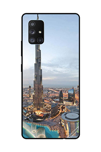 Covernex غطاء حماية لهاتف سامسونج جالاكسي A71 منظر جميل لوسط مدينة دبي