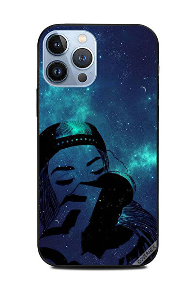 Covernex غطاء حماية لجهاز Apple iPhone 13 Pro Max فتاة حزينة سماء ليلية