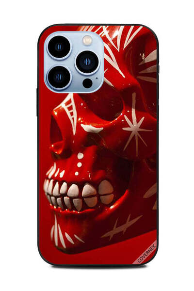 Covernex غطاء حماية لهاتف Apple iPhone 13 Pro أحمر رأس مزخرف