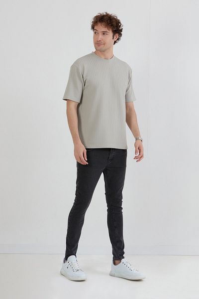 Fulla Moda Μπλουζάκι με λαιμόκοψη με σχέδιο