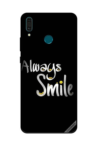 Covernex غطاء حماية لهاتف هواوي Y9 2019 - ابتسم دائمًا