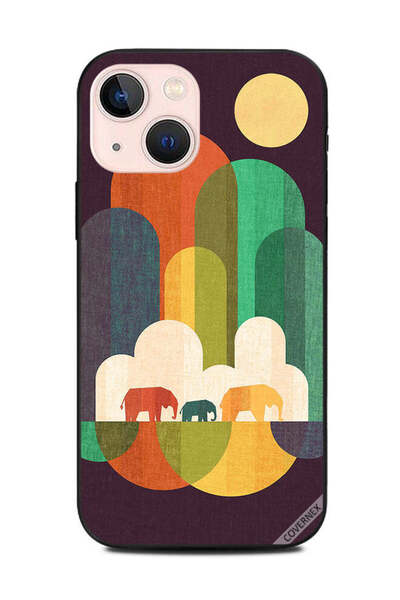 Covernex غطاء حماية لهاتف Apple iPhone 13 Mini بتصميم عائلة الفيل