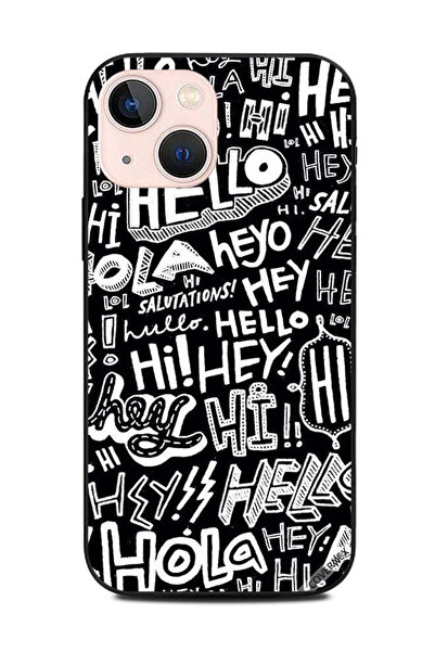 Covernex غطاء حماية لهاتف Apple iPhone 13 Mini Hi Hello Tags