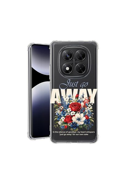 bestcase ® Anit Shock Case For Xiaomi Redmi Note 14 Pro 4G, Just Go Away, 1997764 AS 1864
