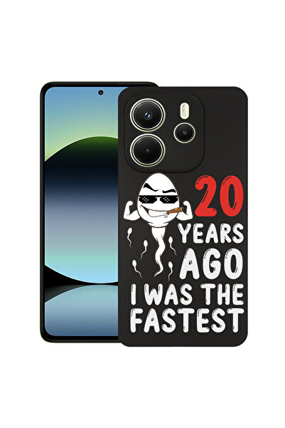 bestcase ® Husă Slim Silicon pentru Xiaomi Redmi Note 14 5G, acum 20 de ani, ...