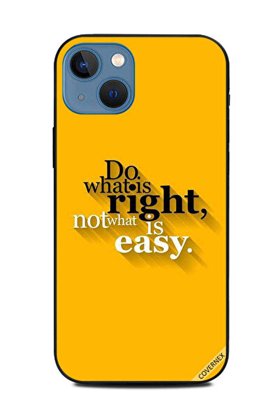 Covernex غطاء حماية لهاتف Apple iPhone 13 افعل ما هو صحيح