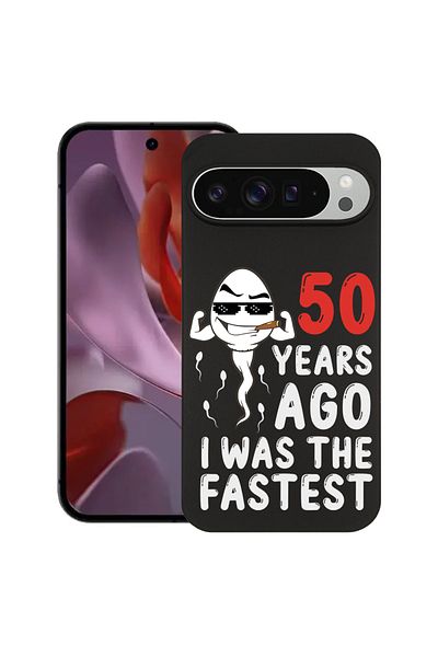 bestcase ® Slim Silicon Case For Google Pixel 10 Pro XL, 50 Years ago, 2036426 B 1902