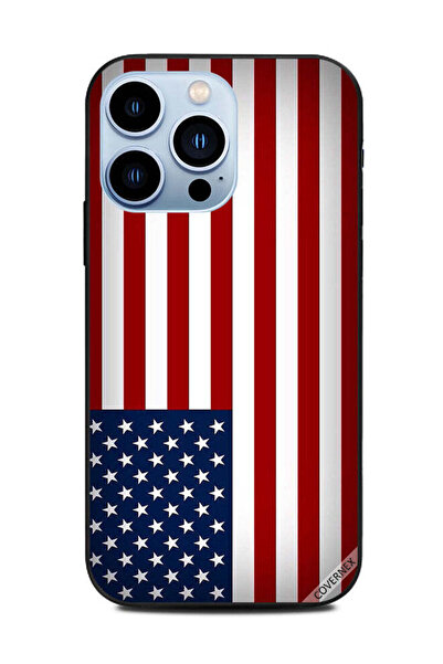 Covernex غطاء حماية لهاتف Apple iPhone 13 Pro بعلم الولايات المتحدة الأمريكية...