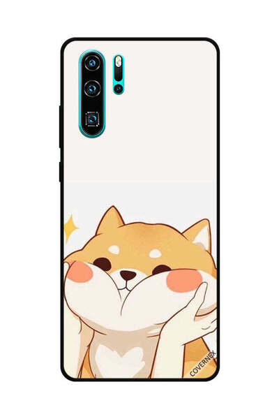 Covernex غطاء حماية لهاتف هواوي بي 30 برو مع صورة قطة محبة أثناء حملها من الش...