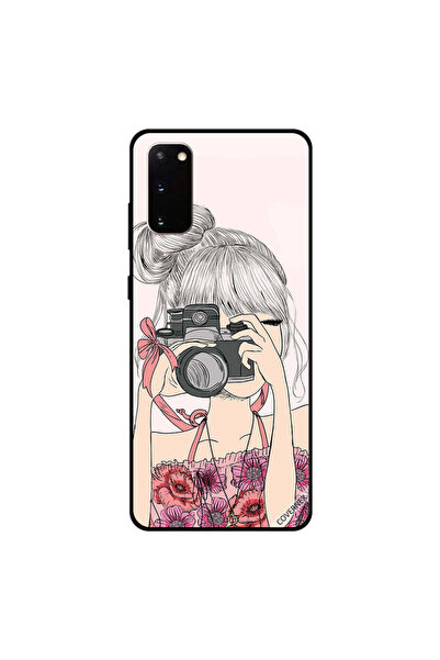 Covernex صورة فتاة تنقر على غلاف هاتف سامسونج جالكسي S20