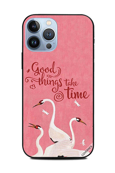 Covernex غطاء حماية لجهاز Apple iPhone 13 Pro Max الأشياء الجيدة تستغرق وقتًا