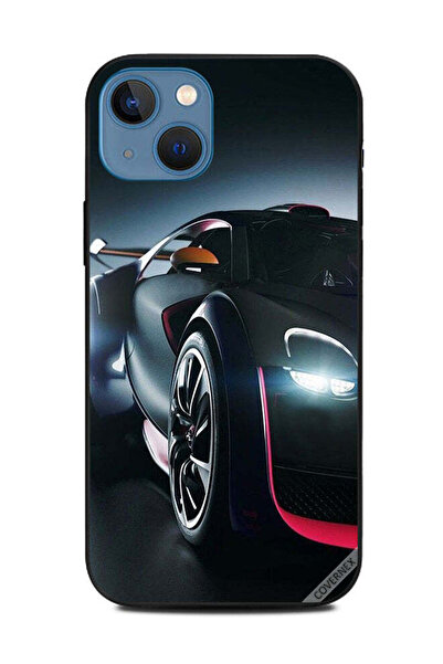 Covernex غطاء حماية لهاتف أبل آيفون 13 - سيارة باللونين الأحمر والأسود