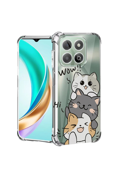 bestcase Carcasă antișoc pentru Honor X7c / 200 Smart, Cat Wow, 2074510 AS 1855