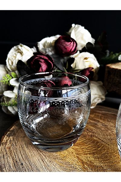 DECOSTYLE Barrel Silver Cup for Soft Drinks and Water 6 Pcs
