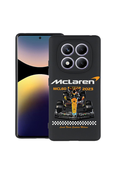 bestcase ® Husa Slim Silicon pentru Xiaomi Redmi Note 14 Pro 4G, McLaren MLC6...