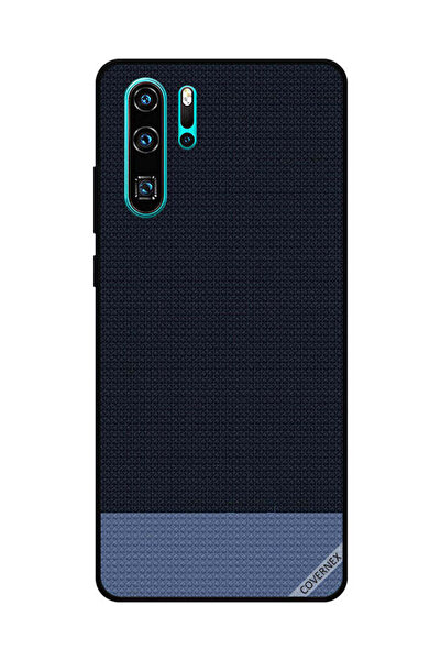 Covernex غطاء حماية لهاتف هواوي بي 30 برو بنقشة أشكال منقطة باللون الأزرق