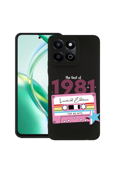 bestcase ® Husă Slim Silicon pentru Honor 200 Smart, Best Of 1981 - Girl Styl...