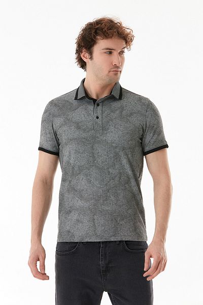 Fulla Moda Μπλούζα Basic Polo Yaka Slim Fit