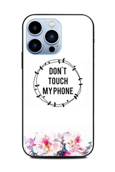 Covernex غطاء حماية لهاتف Apple iPhone 13 Pro - زهور لا تلمس هاتفي