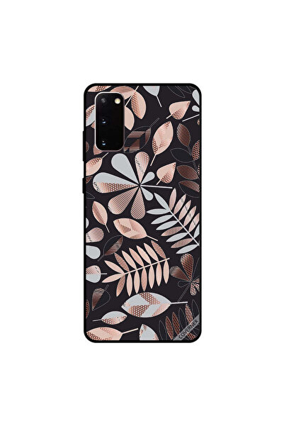 Covernex غطاء حماية لهاتف سامسونج جالكسي S20 بريش فضي وبني
