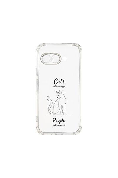 bestcase ® Carcasă antișoc pentru Google Pixel 9a, Pisicile mă fac fericit, 1...