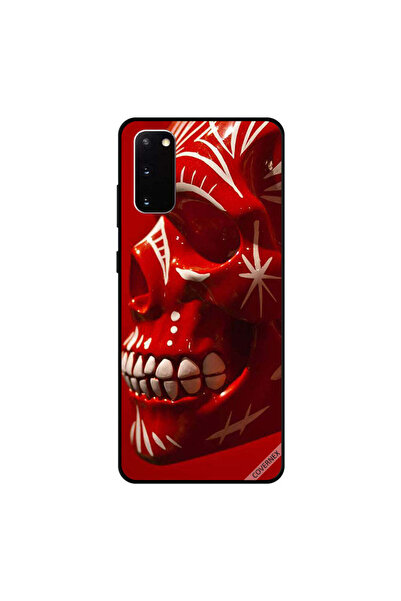 Covernex غطاء حماية سامسونج جالكسي S20 جمجمة حمراء مزخرفة