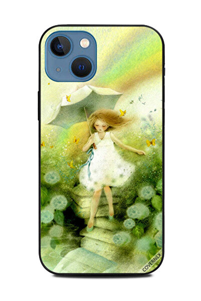 Covernex غطاء حماية لهاتف Apple iPhone 13 - فتاة المظلة