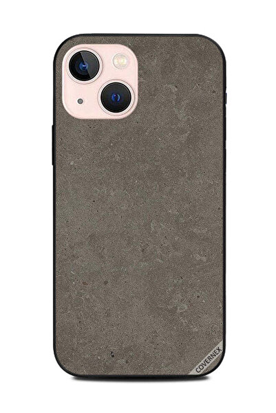 Covernex غطاء حماية لجهاز Apple iPhone 13 Mini بنمط خرساني بني