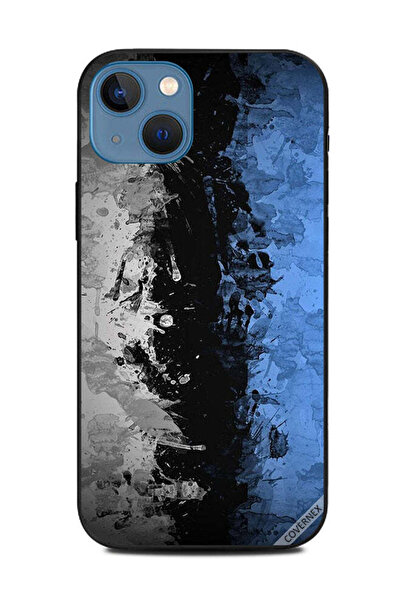 Covernex غطاء حماية لجهاز Apple iPhone 13 بنمط طلاء رمادي أسود أزرق