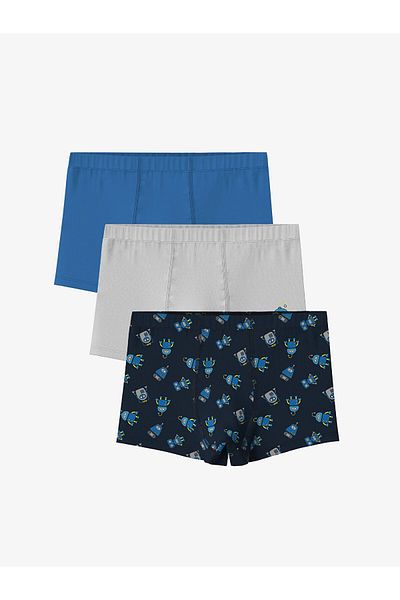 LC Waikiki Lcw kids navy blue jersey boy's boxer set of 3
