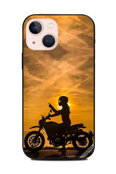 Covernex غطاء حماية لهاتف Apple iPhone 13 Mini Bike Lover Girl