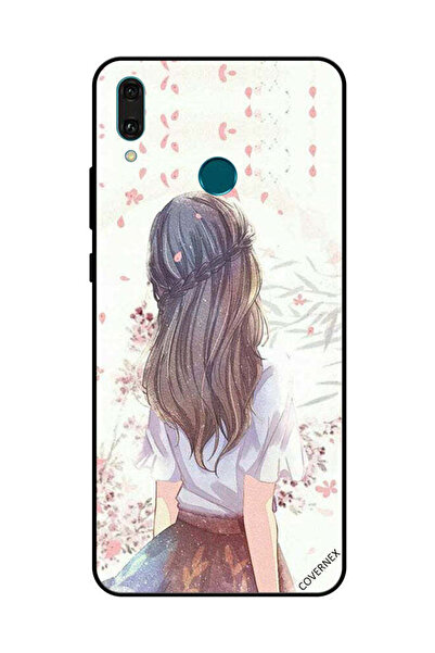 Covernex غطاء حماية لهاتف هواوي Y9 2019 - فتاة لطيفة في تفكير عميق