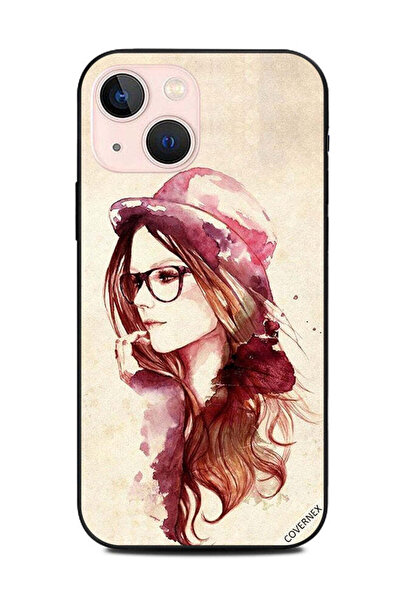 Covernex غطاء حماية لهاتف Apple iPhone 13 Mini، قبعة لطيفة للفتيات مع زجاج