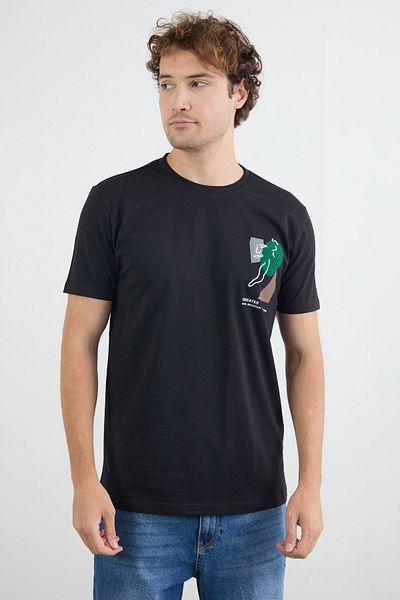 Fulla Moda Κεντημένο T-Shirt με λαιμόκοψη