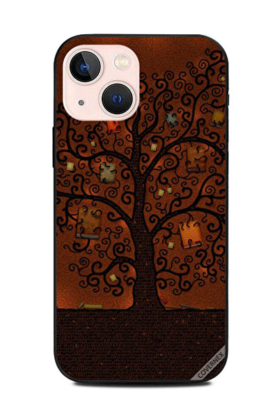 Covernex غطاء حماية لهاتف Apple iPhone 13 Mini Books Tree