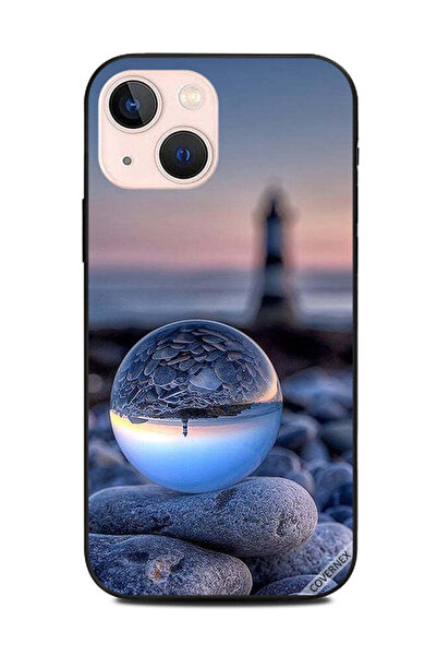 Covernex غطاء حماية لهاتف أبل آيفون 13 ميني، تصوير رائع للطبيعة في زجاج دائري
