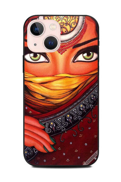 Covernex غطاء حماية لهاتف Apple iPhone 13 Mini - فتاة ذات رموش حلوة