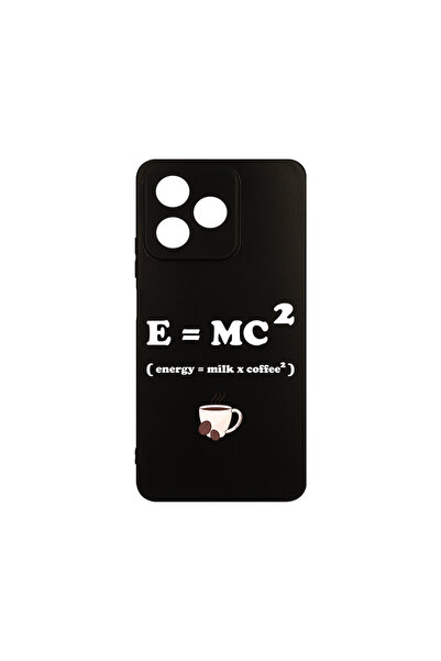 bestcase ® Husă Slim Silicon pentru Xiaomi Redmi 13, Energie = Cafea X Lapte,...