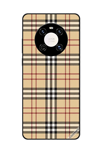 Covernex غطاء حماية لهاتف هواوي ميت 40 برو/40 برو+ بخطوط حمراء وسوداء على القماش