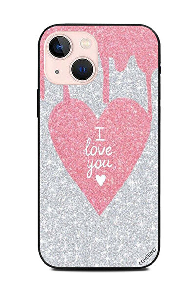 Covernex غطاء حماية لهاتف Apple iPhone 13 Mini أحبك في القلب