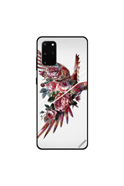 Covernex غطاء حماية لهاتف سامسونج جالكسي S20 بلس بنقشة ببغاء مزهر