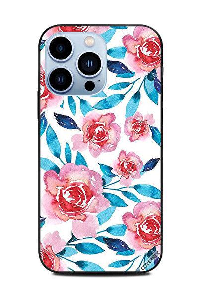 Covernex غطاء حماية لهاتف Apple iPhone 13 Pro بنقشة زهور ملونة