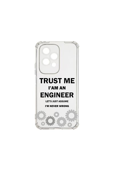 bestcase ® Anti Shock Case for Honor 200 Lite, Trust me I'm an engineer, 1828624 AS 1841